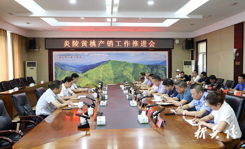 炎陵县召开炎陵黄桃产销工作推进会