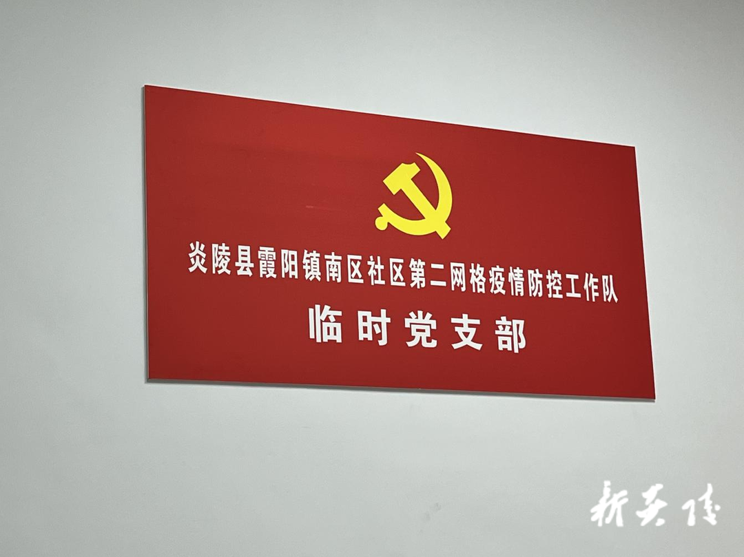 组建城区社区疫情防控临时党支部