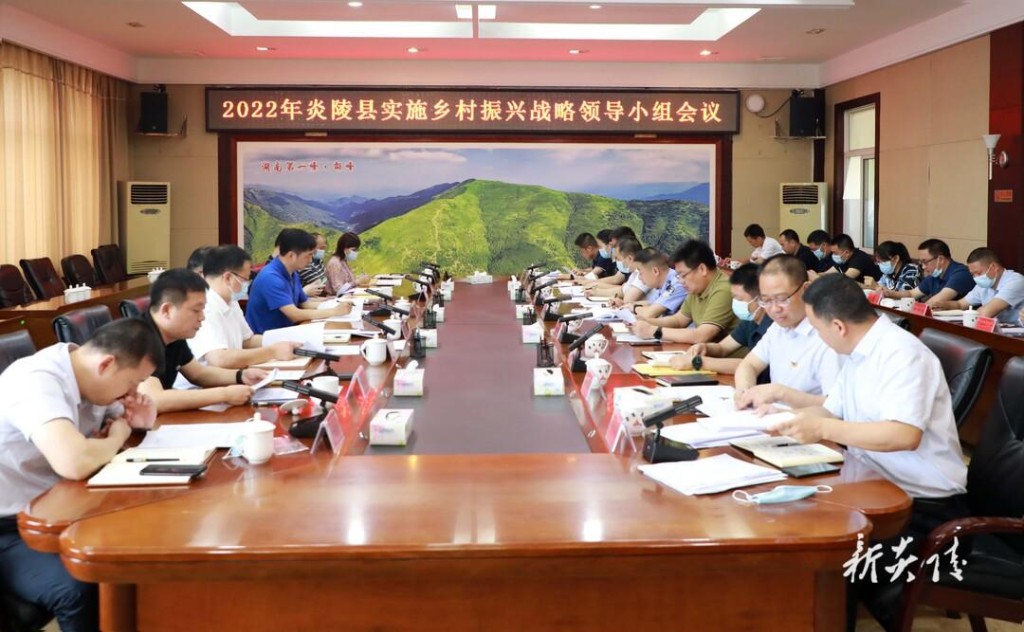炎陵县实施乡村振兴战略领导小组会议召开