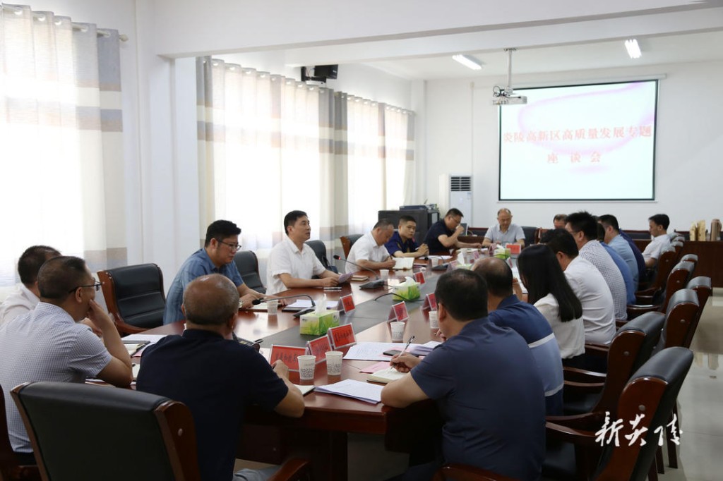 尹朝晖赴炎陵高新区调研园区高质量发展工作2