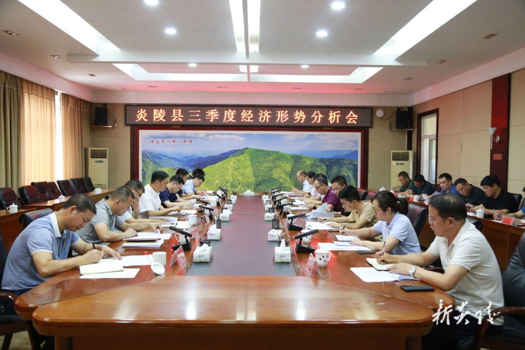 炎陵县召开三季度经济形势分析会 尹朝晖夏胜利出席