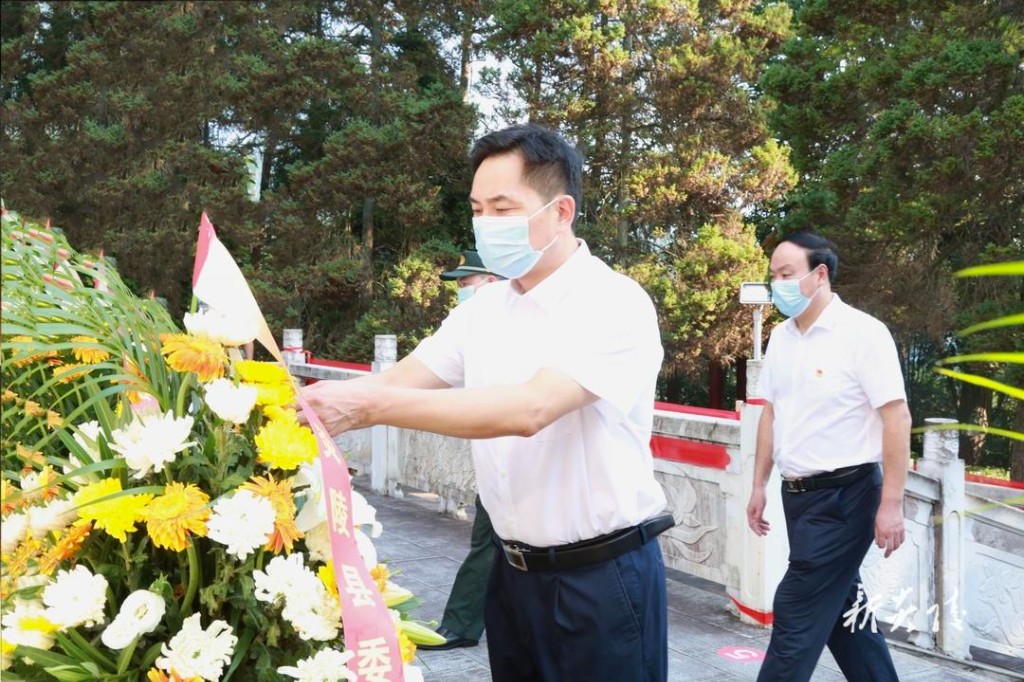 炎陵县举行烈士纪念日活动3