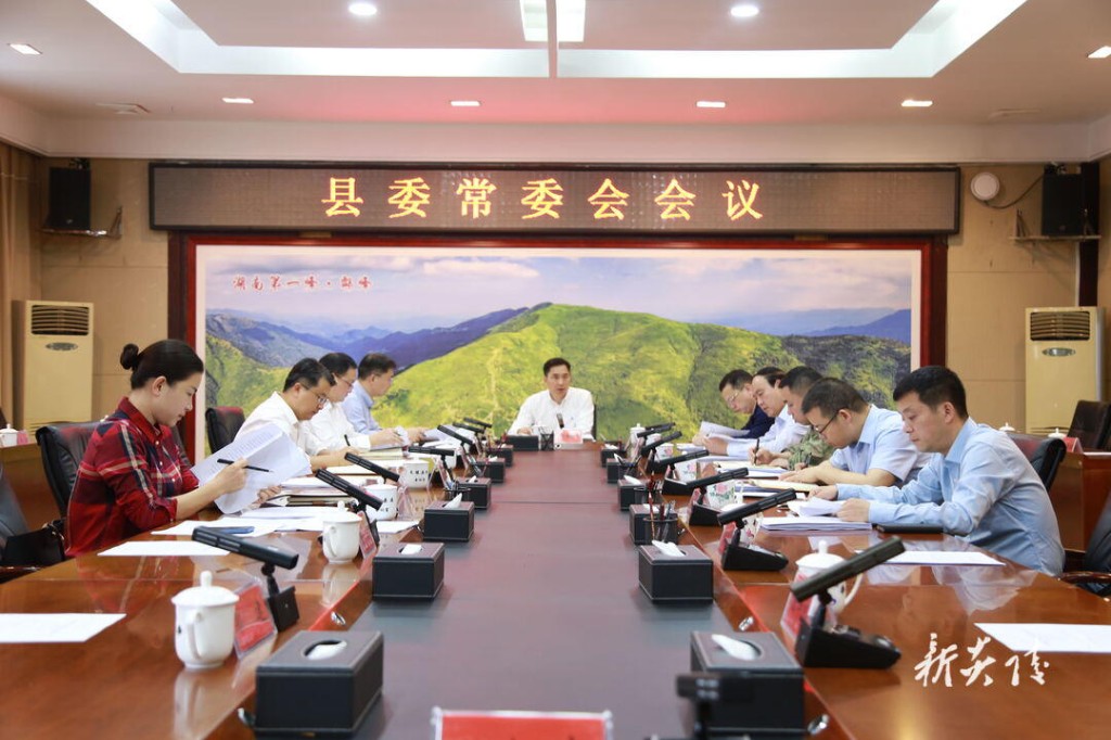 研究县委巡察、株洲市第二届旅发大会筹备等工作