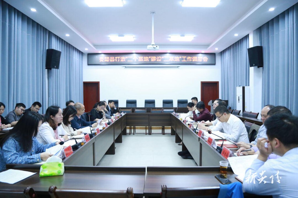 夏胜利主持召开炎陵县打造“三个高地”建设“三基地”工作调度会