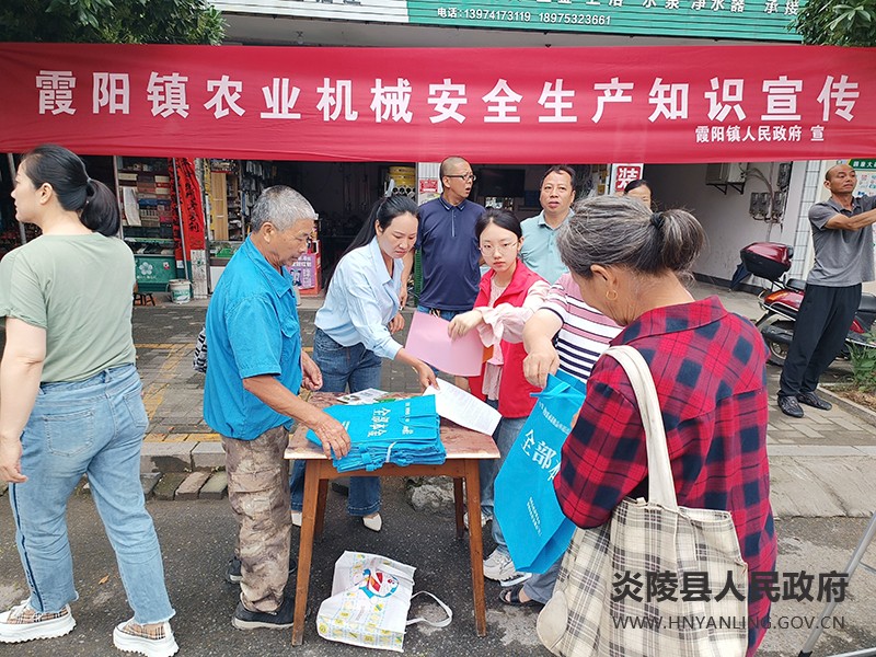 霞阳镇:安全生产月宣讲全民安全知识2