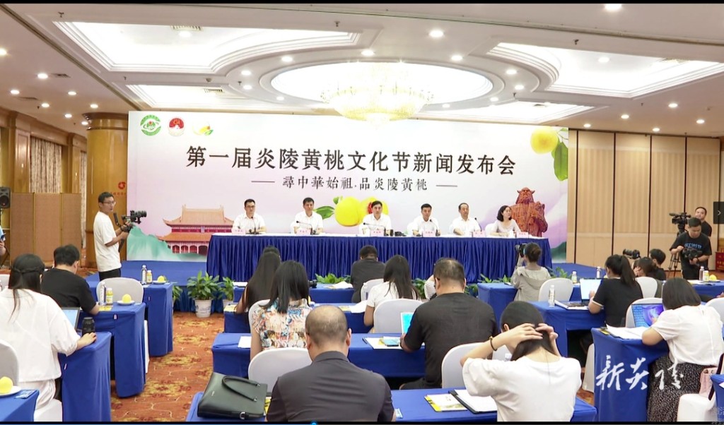 第一届炎陵黄桃文化节新闻发布会在长沙召开2