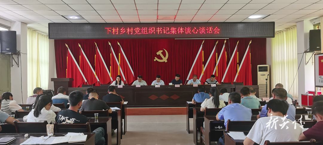 下村乡召开村党组织书记集体谈话会