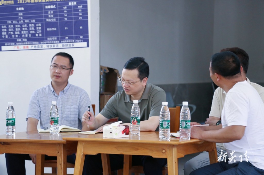 夏胜利在策源乡调研黄桃销售、文旅产业发展和安全工作2