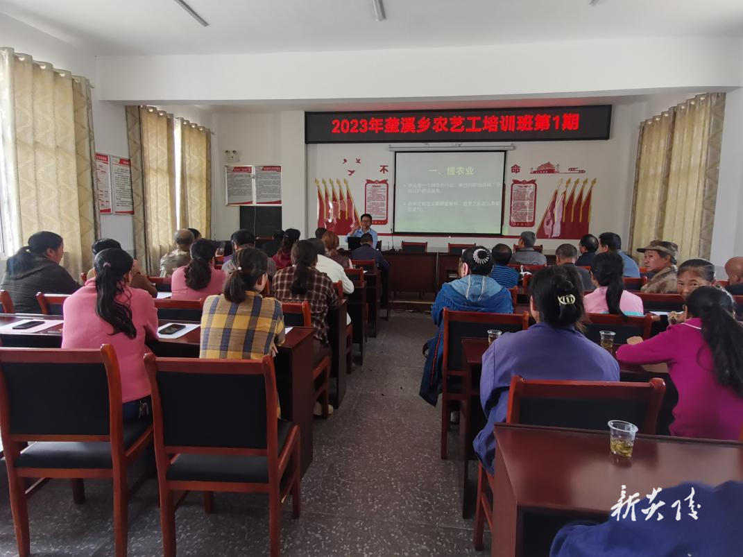 垄溪乡开展农艺工培训