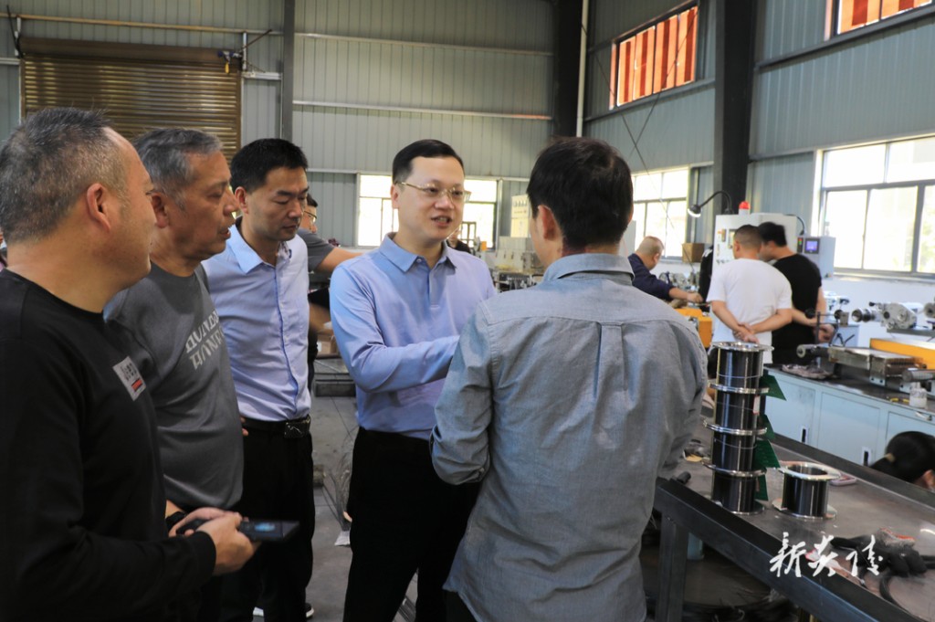 夏胜利赴高新区调研