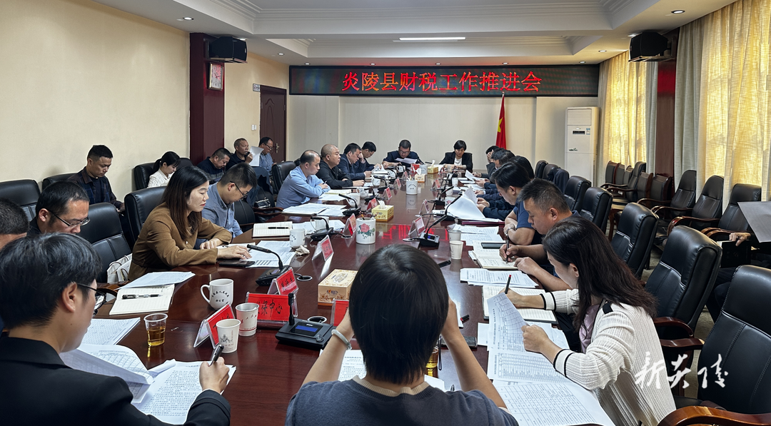 炎陵县召开财税工作推进会