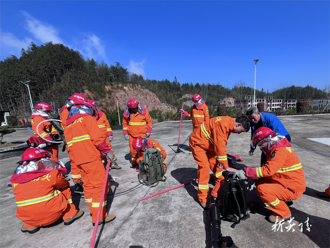 大院农场开展森林防火消防演练