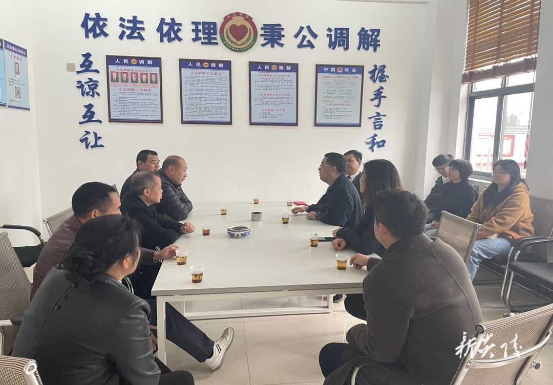 水口镇开展“新春第一访”活动