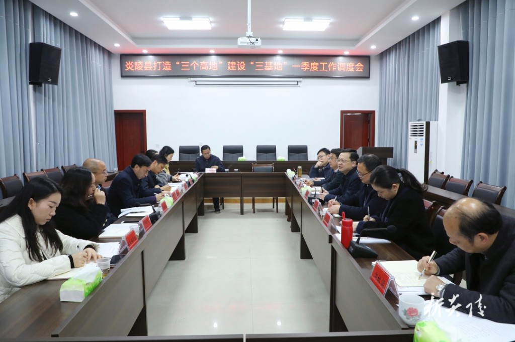 炎陵县打造“三个高地”建设“三基地” 一季度调度会召开 夏胜利出席并讲话