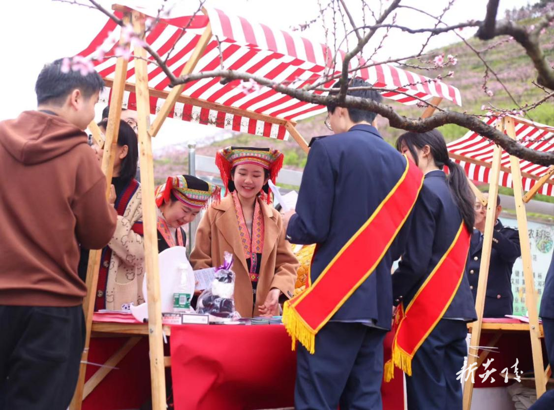 县税务局借力“桃花节”开展税收主题宣传活动