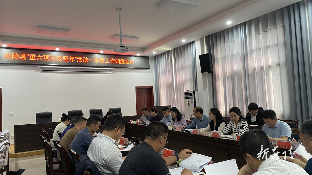 炎陵县召开“重大项目攻坚年”活动调度会