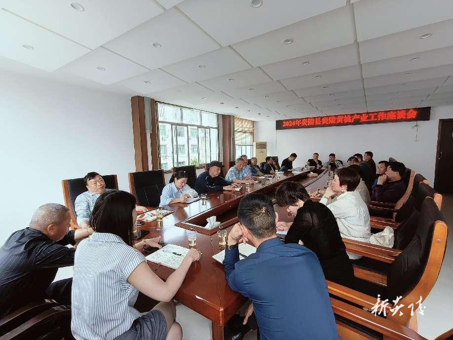 召开炎陵黄桃产业工作座谈会