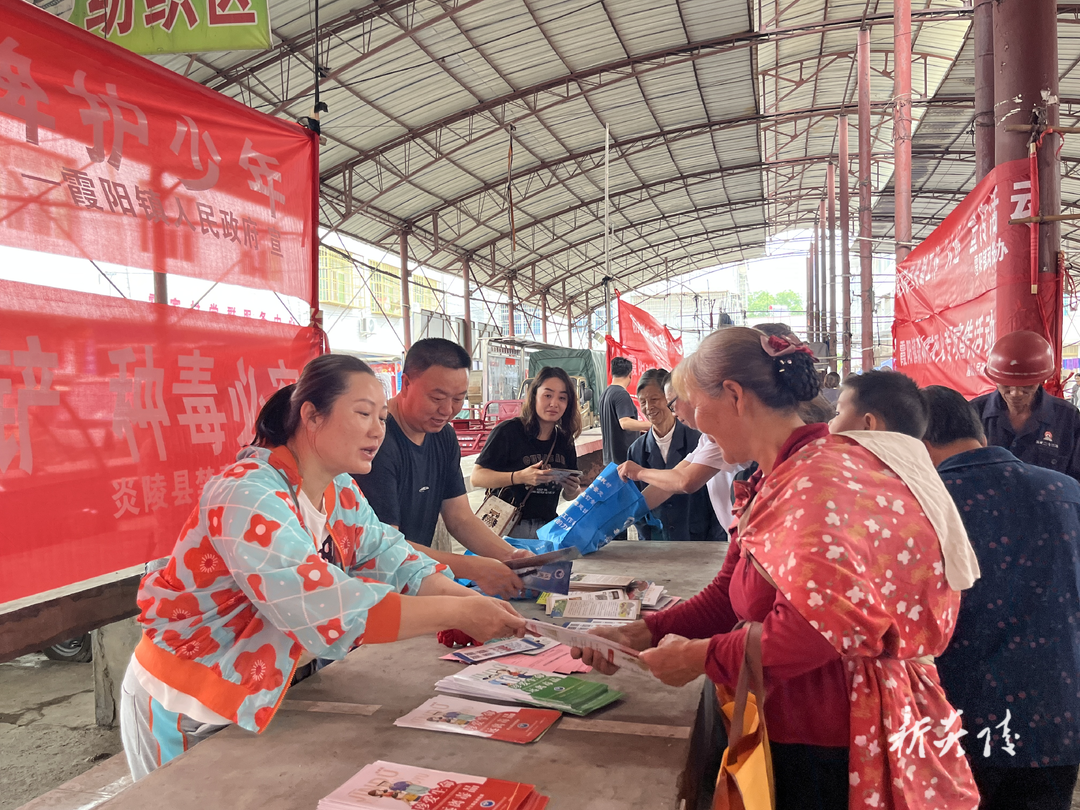 霞阳镇:利剑护蕾在行动 禁毒反诈护平安