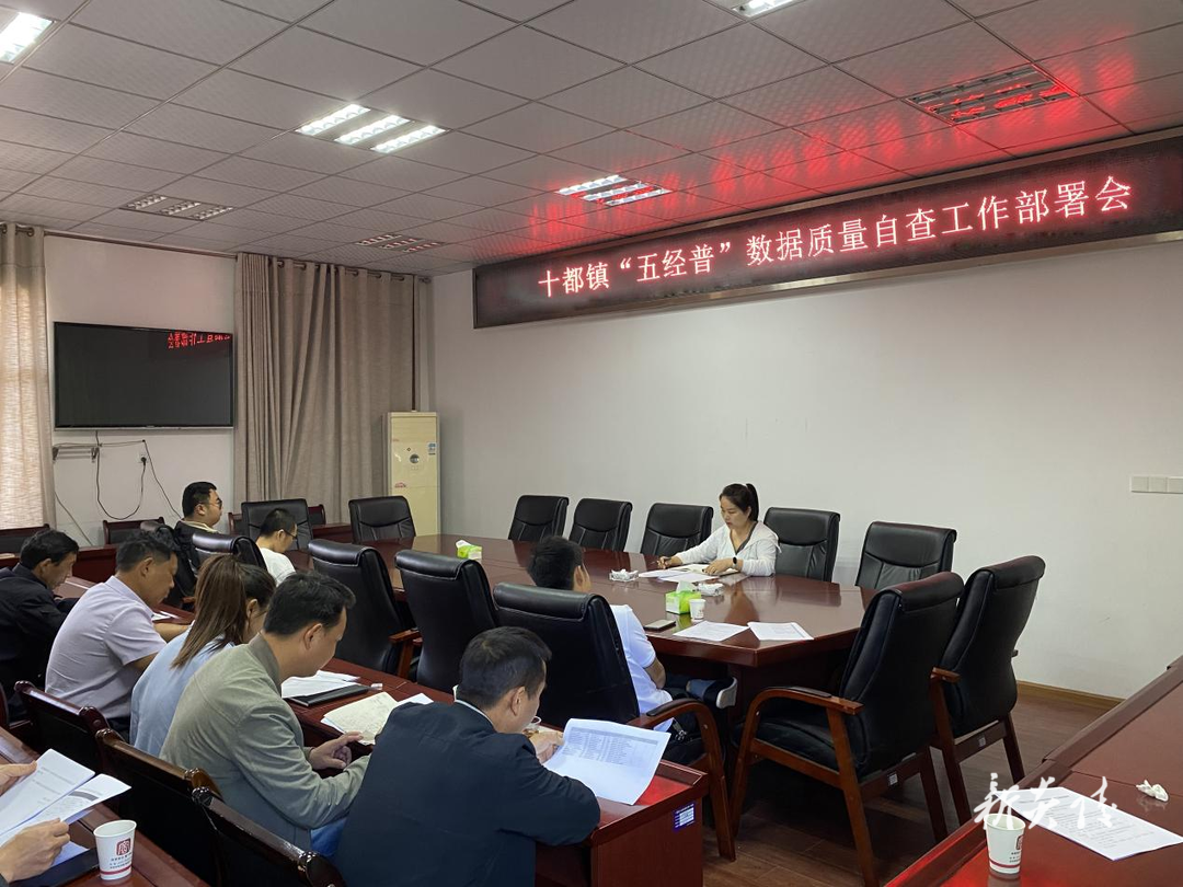 十都镇召开“五经普”数据质量自查工作部署会