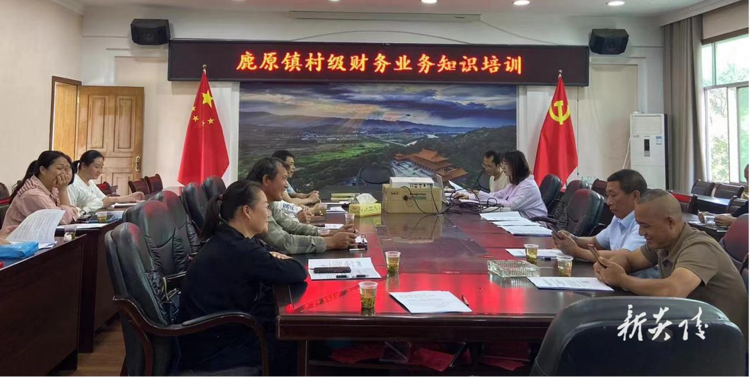 鹿原镇开展村级财务业务知识培训