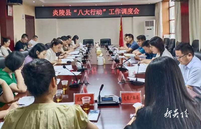 炎陵县召开“八大行动”工作调度会