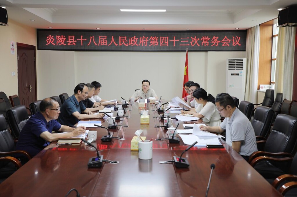 夏胜利主持召开县政府常务会议 研究大规模设备更新和消费品以旧换新等工作