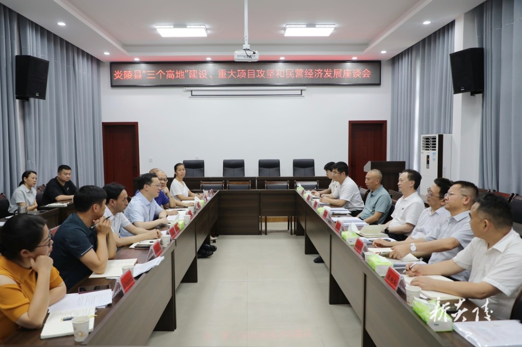 市打造“三个高地”指挥部办公室来炎调研打造“三个高地”、重大项目攻坚和民营经济发展等工作