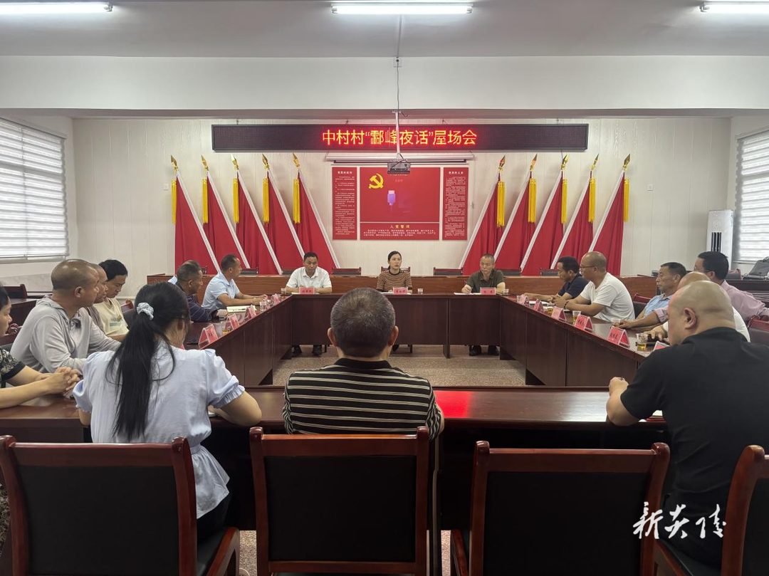 “酃峰夜话”屋场会 听民声解民意