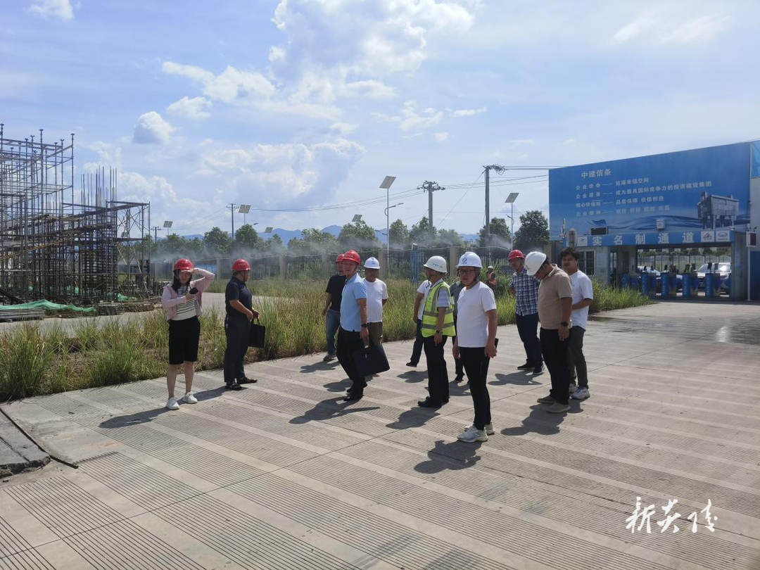 市住建局来炎开展二季度建筑施工 质量安全执法检查