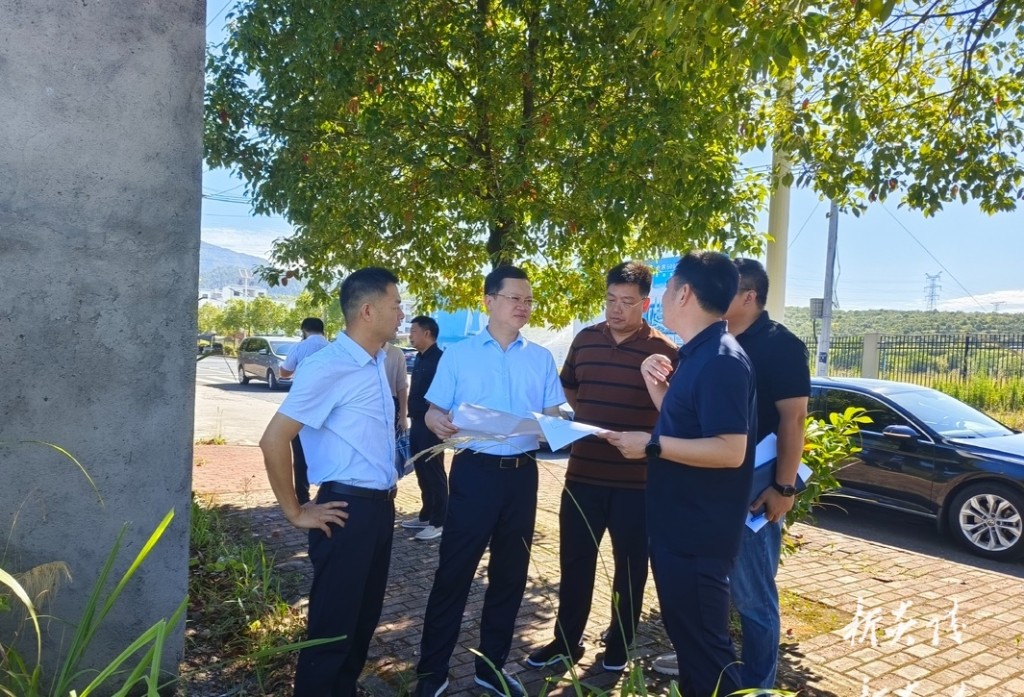 夏胜利赴高新区和霞阳镇调研重点项目建设1