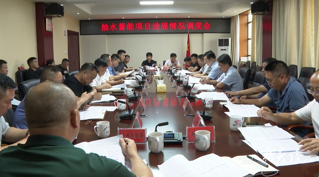 炎陵抽水蓄能电站项目进展情况调度会召开