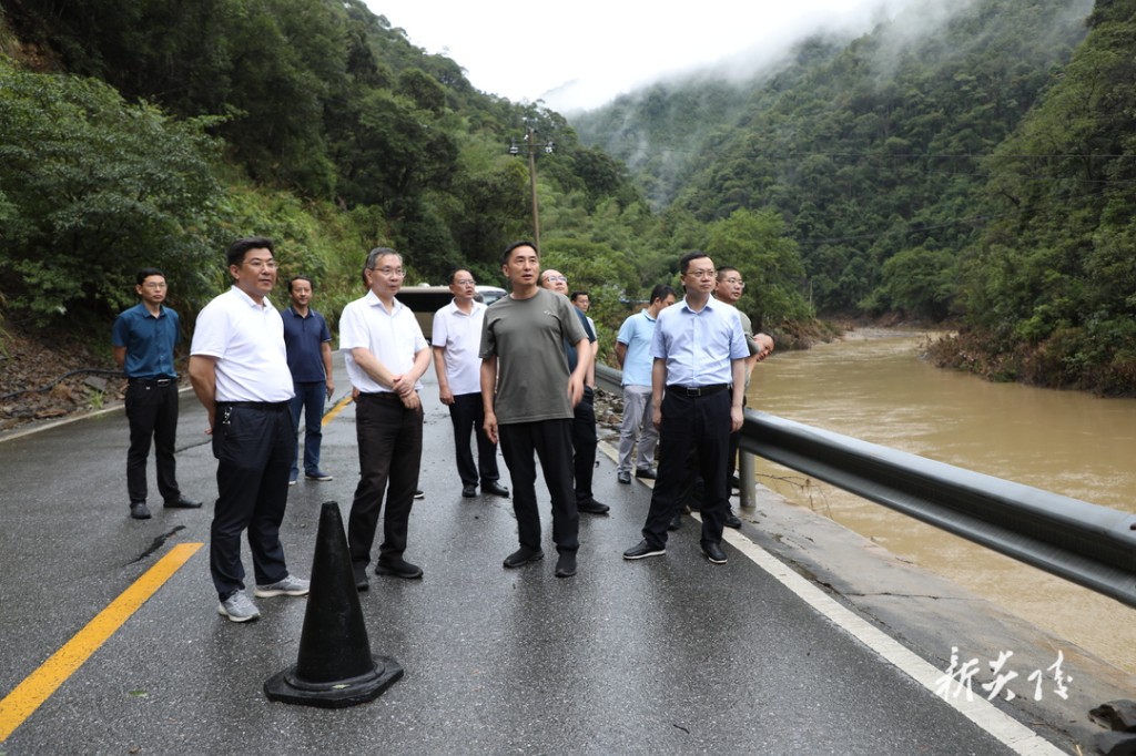 陈恢清赴炎陵督导灾后重建1