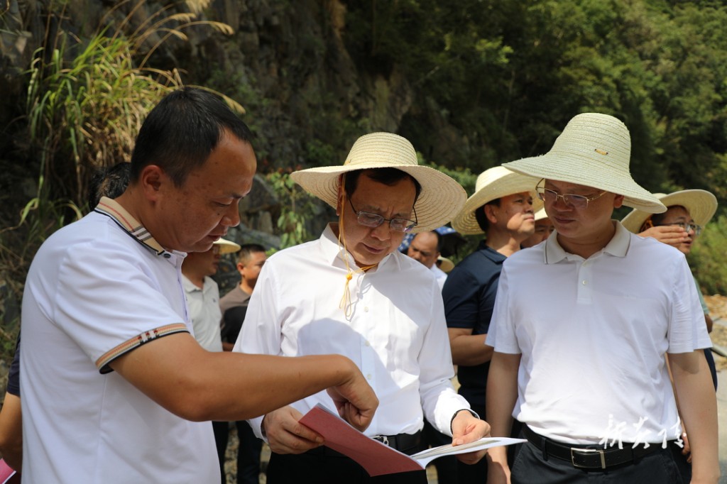 阳望平来炎陵调研灾后重建情况