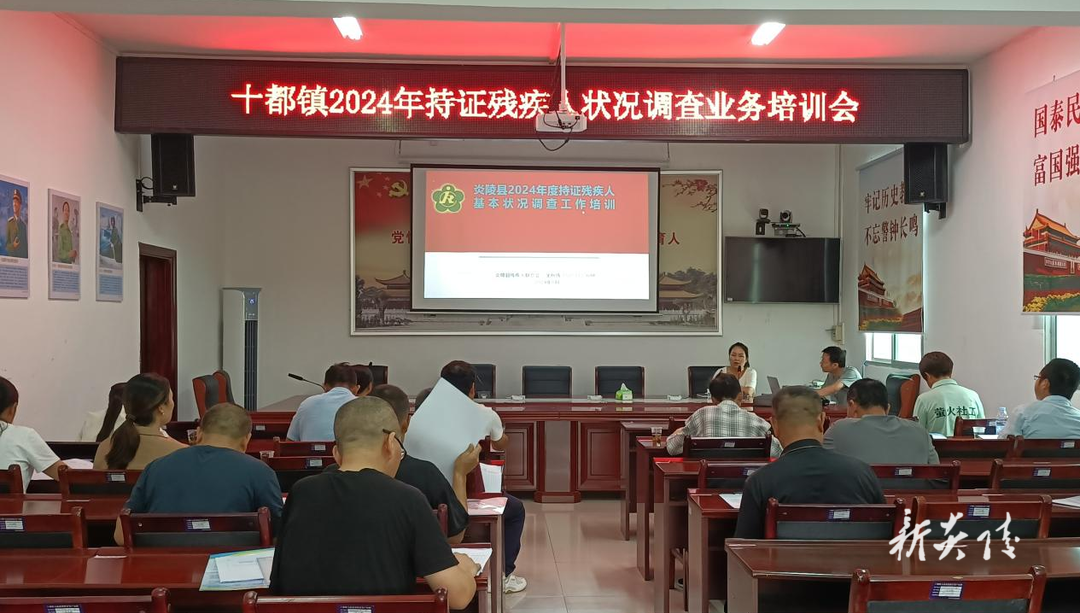 十都镇召开2024年持证残疾人基本状况调查工作培训会
