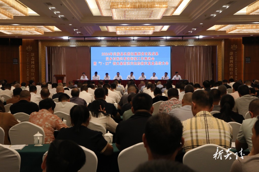 2024年炎陵县巩固拓展脱贫攻坚成果同乡村振兴有效衔接工作推进会