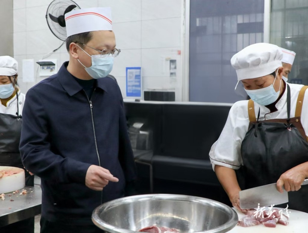 夏胜利在炎陵中学调研1