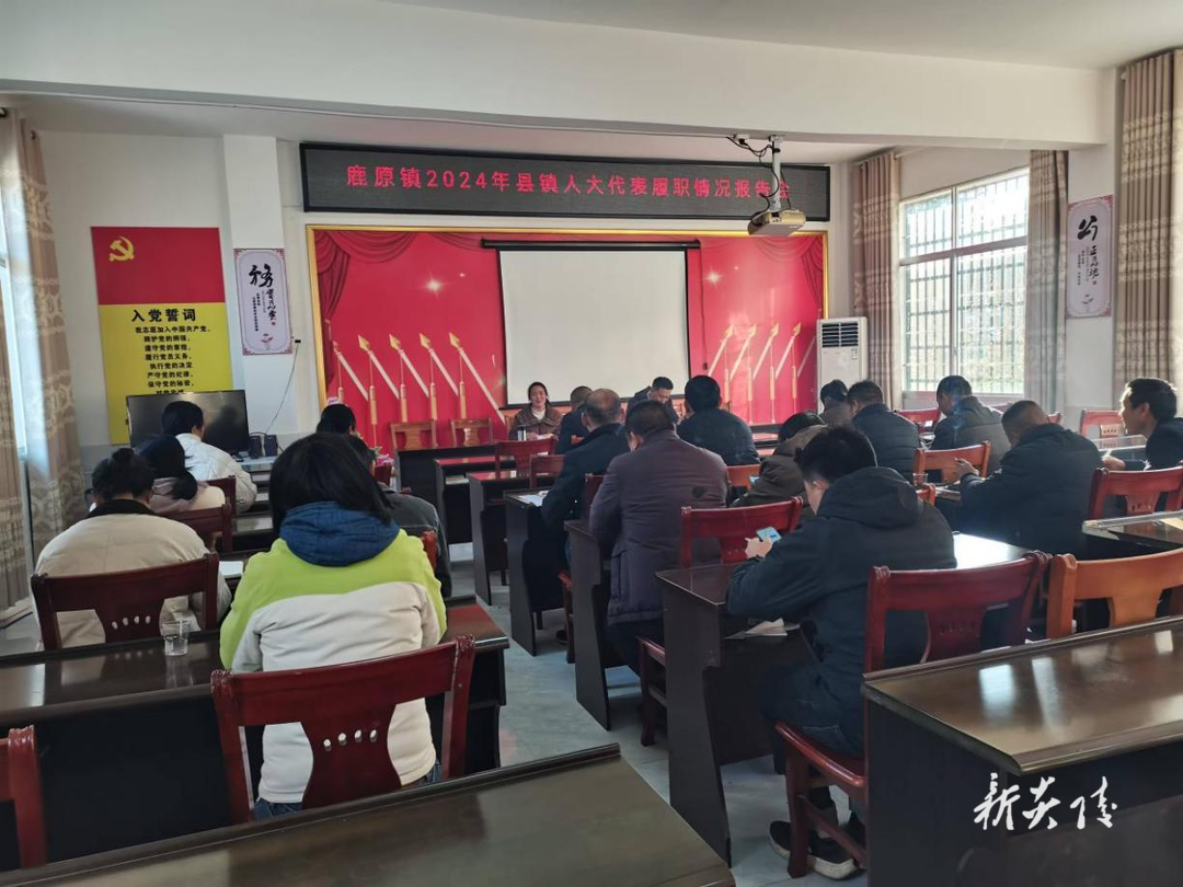 鹿原镇召开2024年县镇两级人大代表履职情况报告会