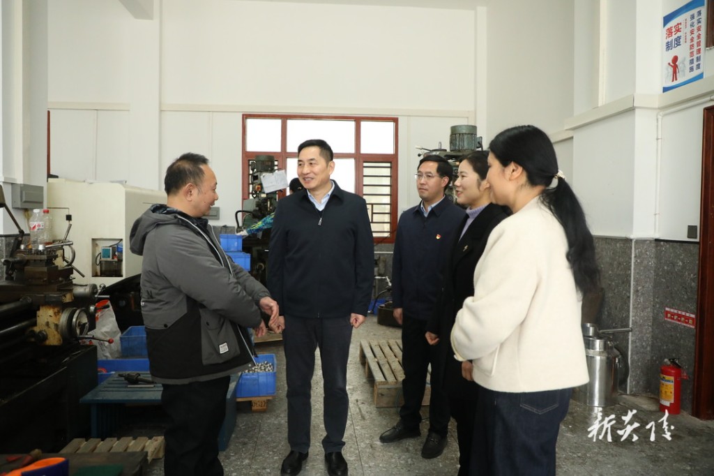 县委书记尹朝晖到水口镇调研乡村振兴工作