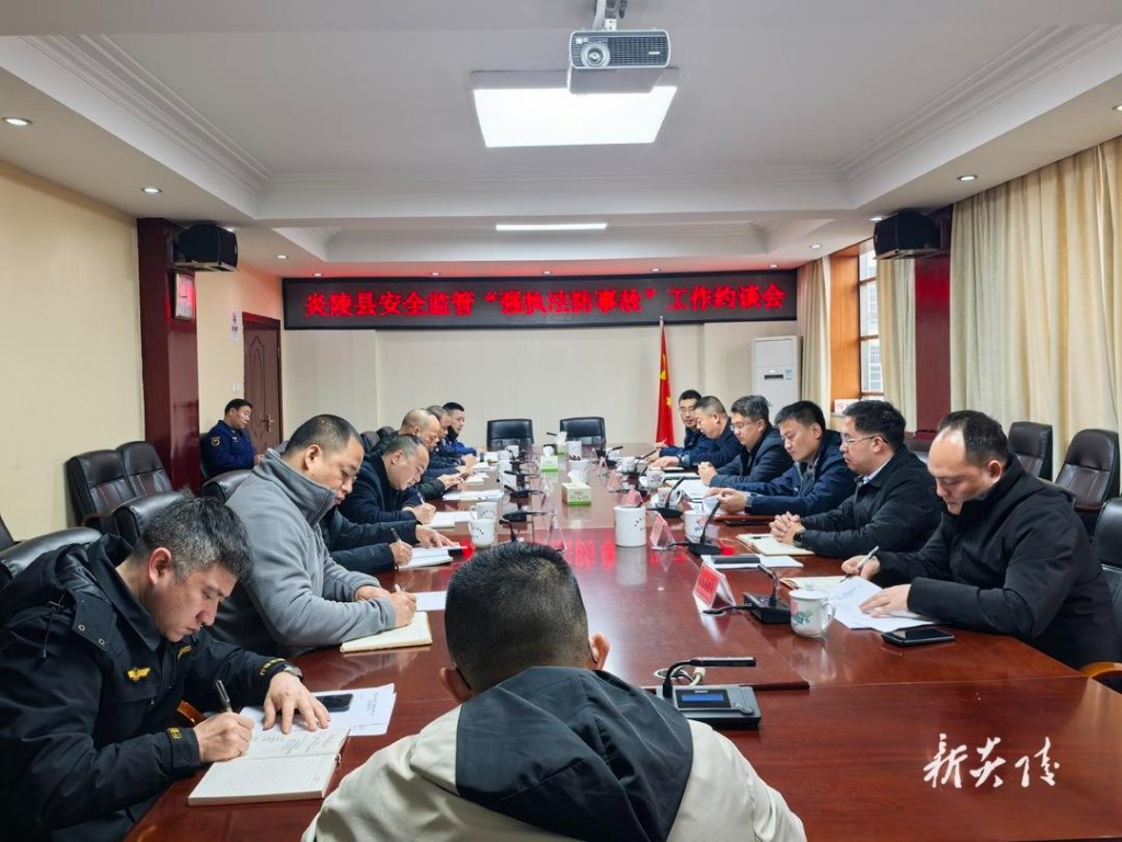 炎陵县召开安全监管“强执法防事故”工作约谈会
