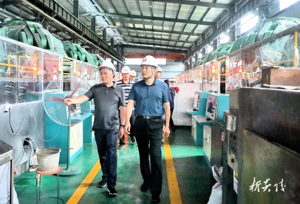 尹朝晖到炎陵高新区调研