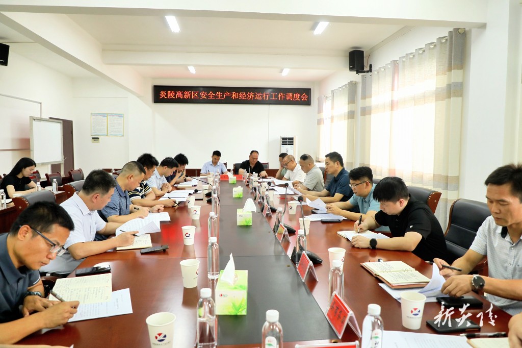 尹朝晖到炎陵高新区调研2