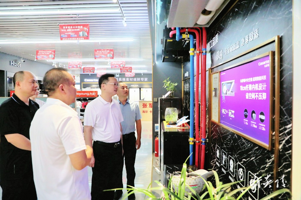 夏胜利调研促进消费工作