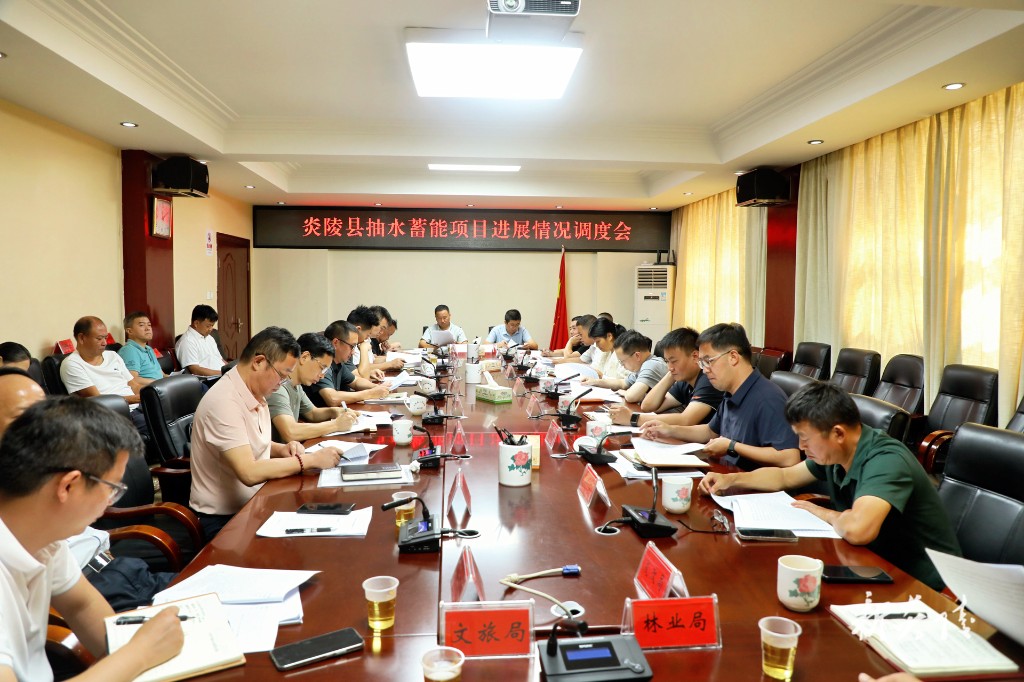 炎陵县抽水蓄能项目进展情况调度会召开