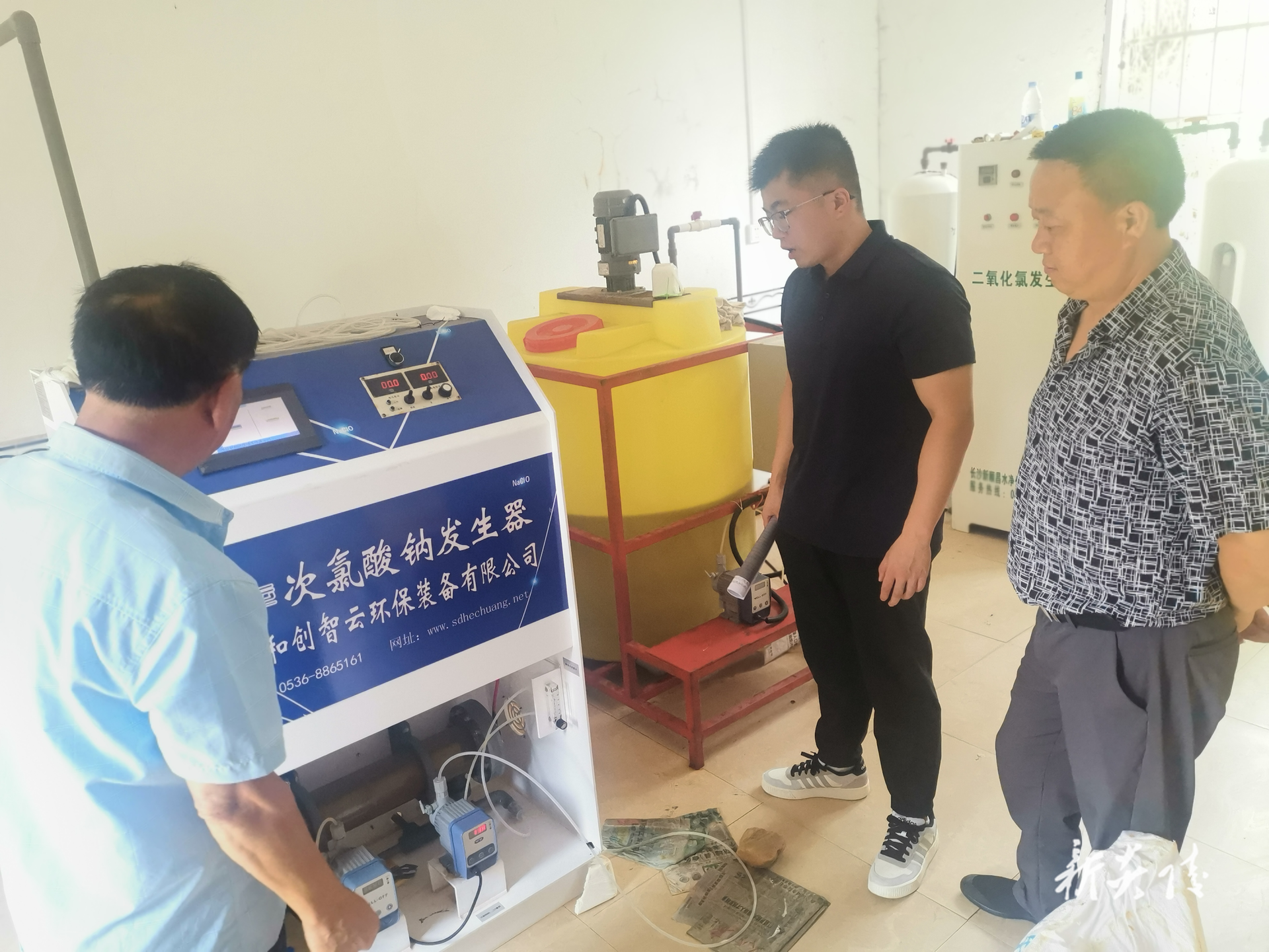 霞阳镇开展集中供水安全生产检查