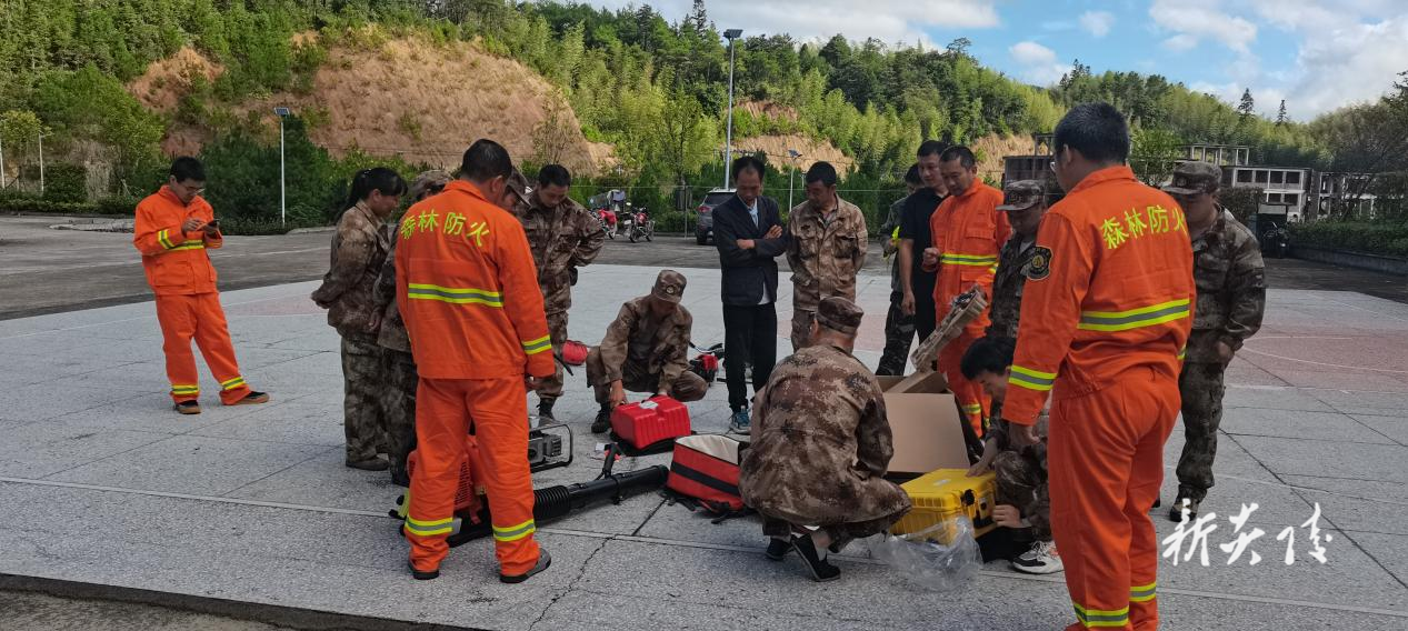 大院国有林场开展森林防灭火“131”机制培训演练