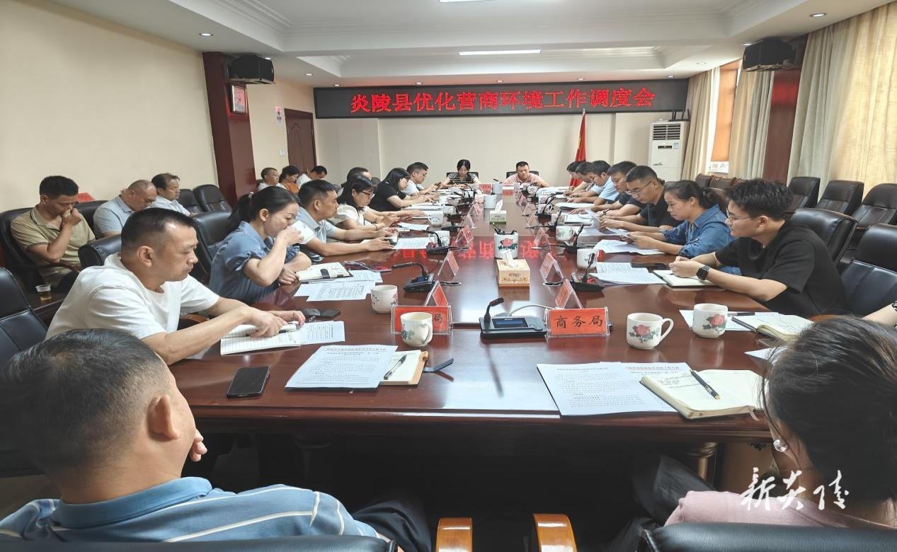 炎陵县召开优化营商环境工作推进会