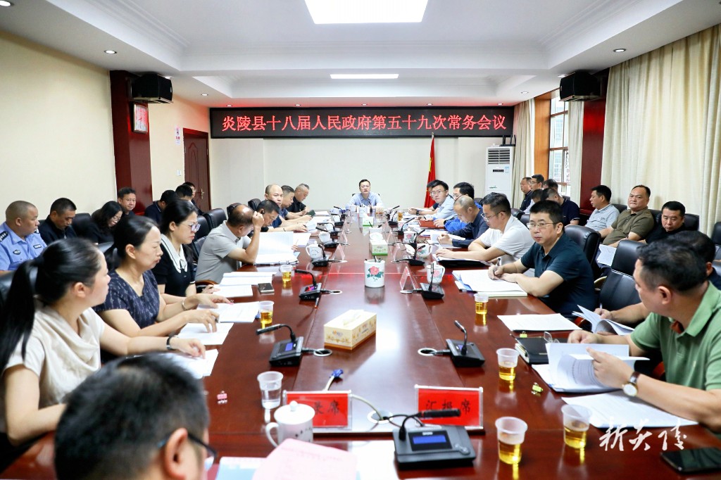 夏胜利主持召开县政府常务会议 研究部署全年工作目标推进落实、有效衔接、居民自建房建设管理、财政等工作