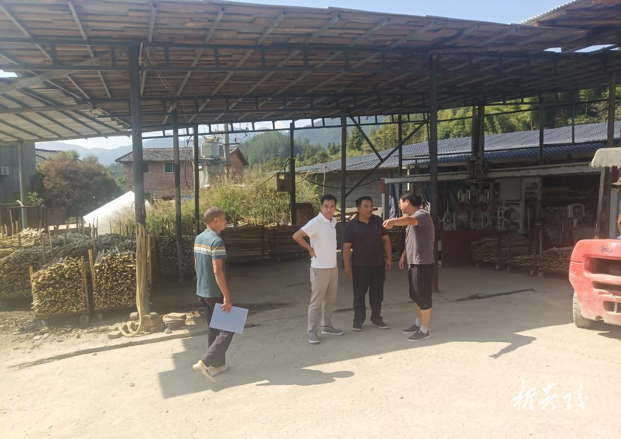 中村瑶族乡调研竹木加工厂产值并督导安全生产工作