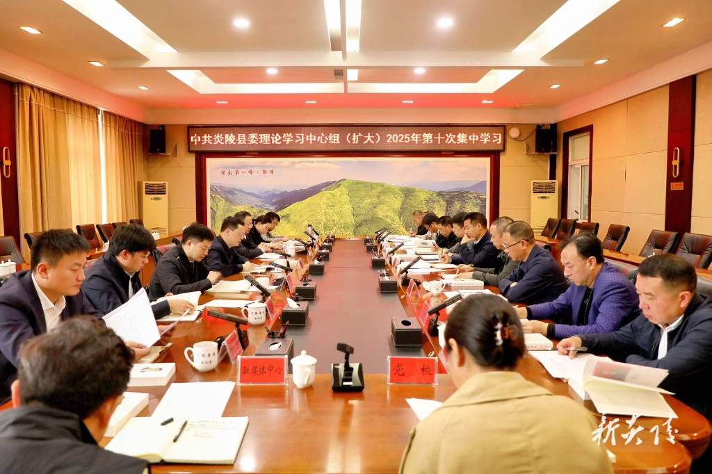 县委理论学习中心组(扩大)举行2025年第十次集中学习