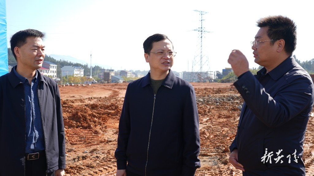 夏胜利调研督导重点项目建设并检查安全生产工作2